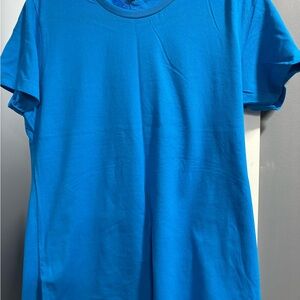 Next Level Apparel Bright Blue Short Sleeve Crewneck Tee